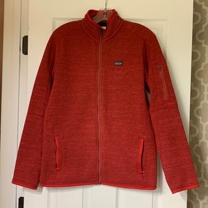 Patagonia full zip better sweater size large.